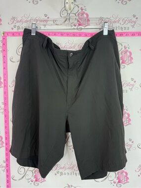 FJ shorts Black Flat-Front Men's Shorts